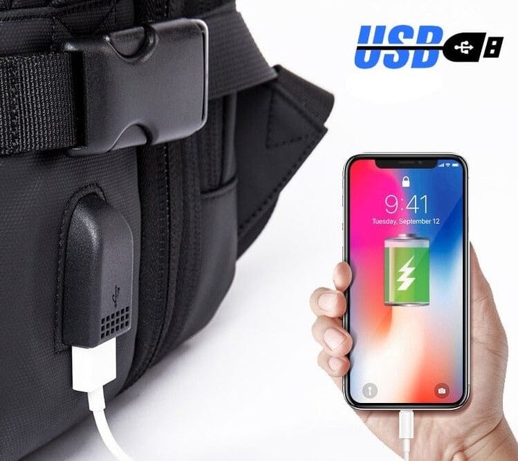 Sac à Dos Voyage Cabine Avion Extensible Business (USB) - Idéal pour les déplacements professionnels