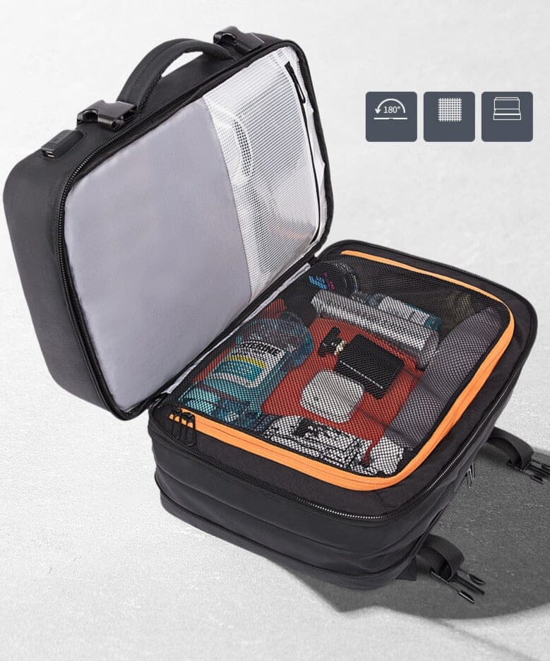 Sac à Dos Voyage Cabine Avion Extensible Business (USB) - Idéal pour les déplacements professionnels