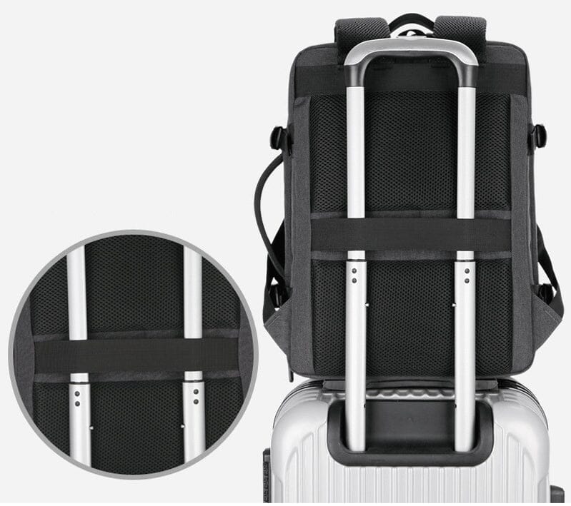 Sac à Dos Voyage Cabine Avion Extensible - USB